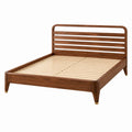 Doppelbett 160 x 200 cm Holz Braun mit Lattenrost Modern